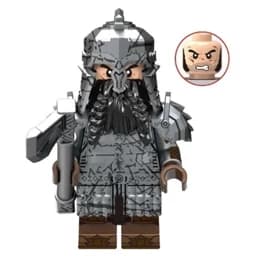لگو جنگجوی دورف کوتوله LEGO لگو شوالیه. لگو جنگجو. لگو سرباز. لگو مینی فیگور. لگوی شخصیتی. اسباب بازی لگو — تصویر ۲