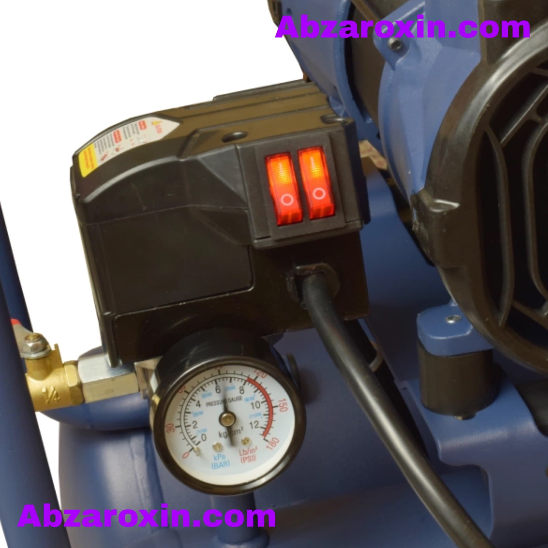 کمپرسور 50 لیتری دو موتوره پرایم روما مدل 2-1480X2F50 — تصویر ۳
