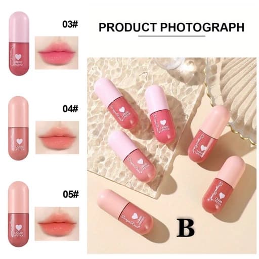 پک ۳ عددی رژ لب مایع براق شایندار دراگون رانی مدل CHARMING LIP GLOSS — تصویر ۵