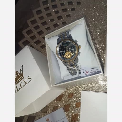 ساعت مردانه اتوماتیک الوز olevs مدل 6617 — تصویر ۴