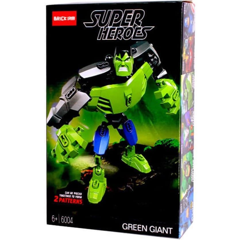 ساختنی لگو هالک Hulk طرح Green Giant کد 6004