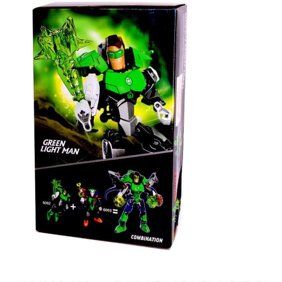 ساختنی لگو گرین لنترن Green Lantern طرح Green Light Man کد 6002 — تصویر ۲