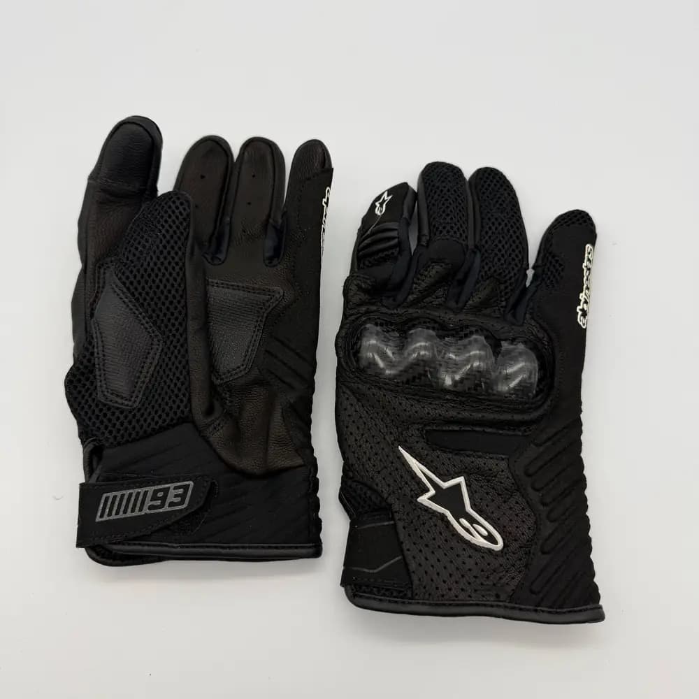 دستکش موتورسواری Alpinestars مدل ۴ مشکی — تصویر ۲