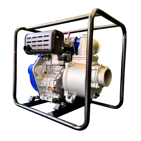 موتور پمپ هیوندای HW457-DP | موتورپمپ دیزلی 4 اینچ هندلی با توان 10 اسب بخار به همراه ویدیو معرفی — تصویر ۳