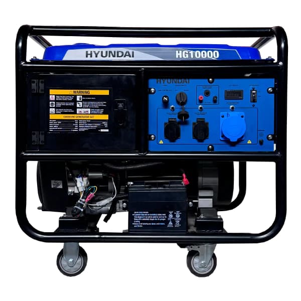 موتور برق بنزینی هیوندای 10 کیلووات مدل HG10000 تک فاز استارتی به همراه ویدیو معرفی