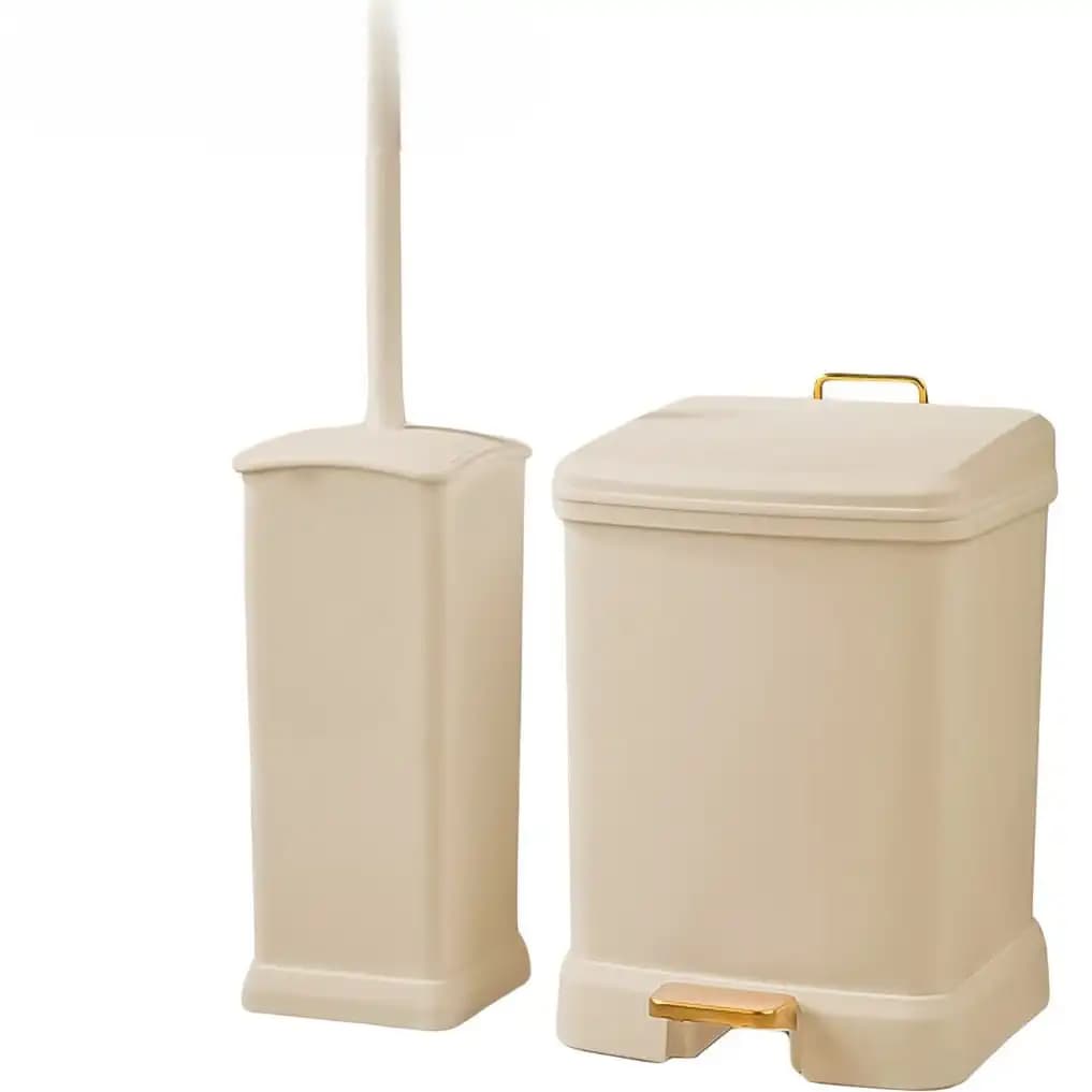 ست ‫سطل و فرچه 4.5 لیتری چهار گوش لیمون کد 192300