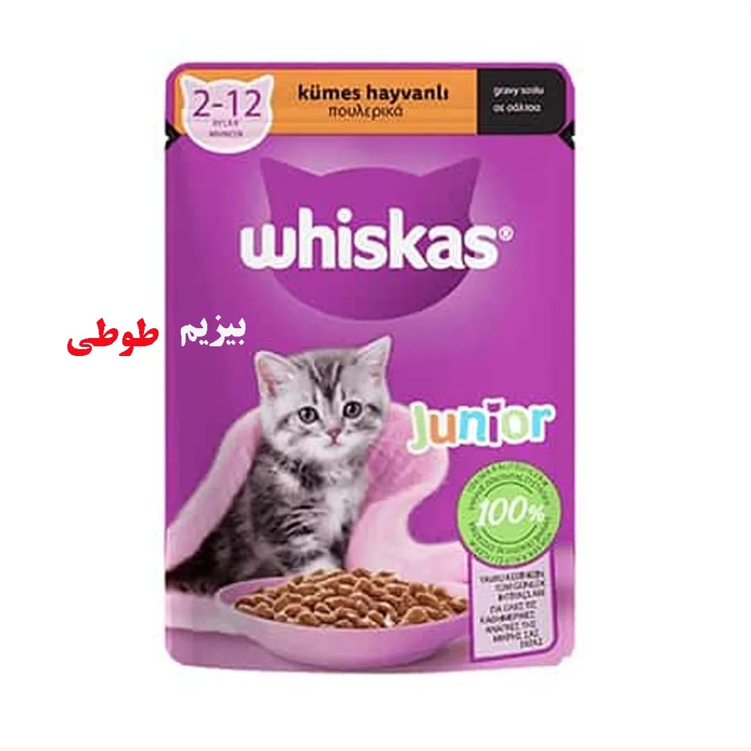 پوچ تشویقی بچه گربه ویسکاس Whiskas