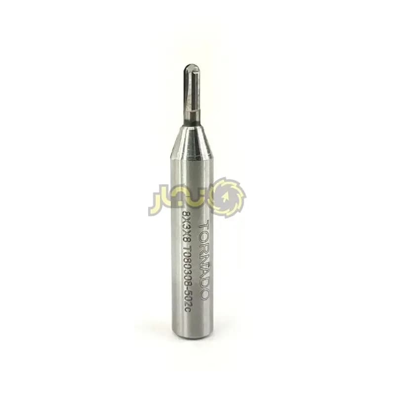 تیغ انگشتی قطر 3 تورنادو مدل T080308-502c