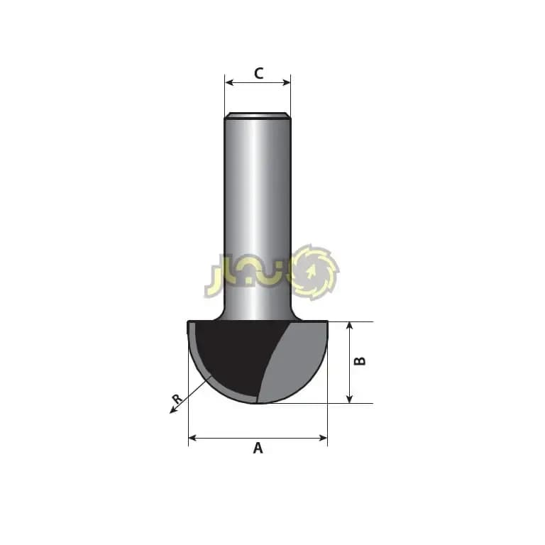 تیغ انگشتی قطر 6 تورنادو مدل T060613-504