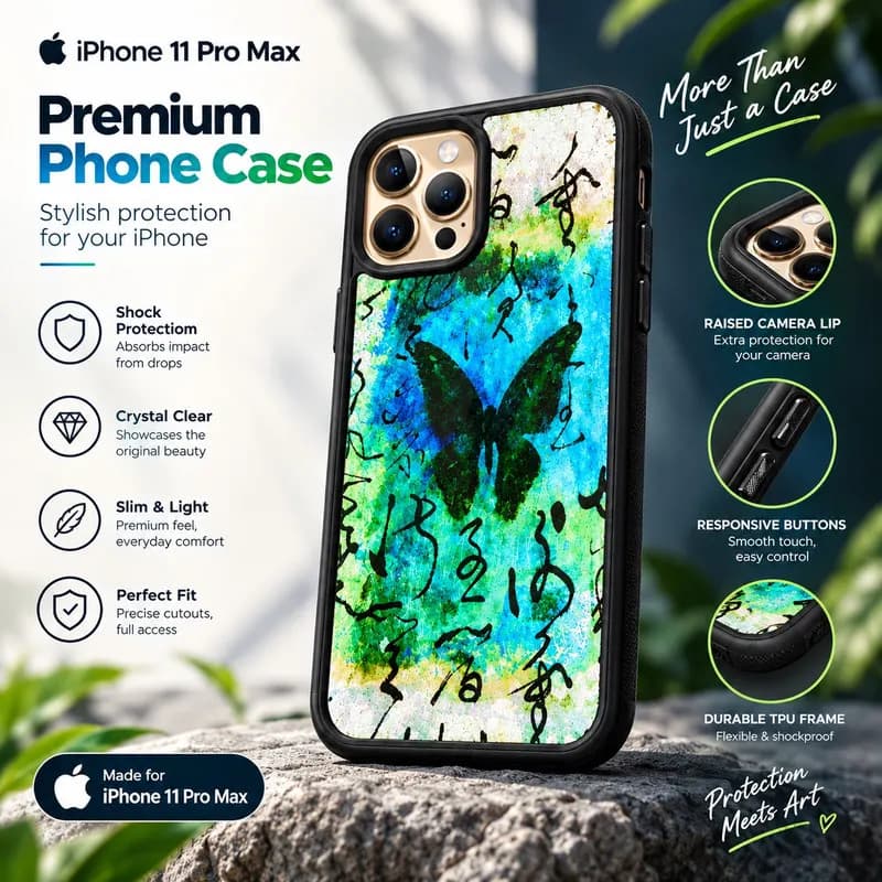 کاور مدل پروانه سولید مناسب برای گوشی موبایل اپل iphone 14 promax — تصویر ۳