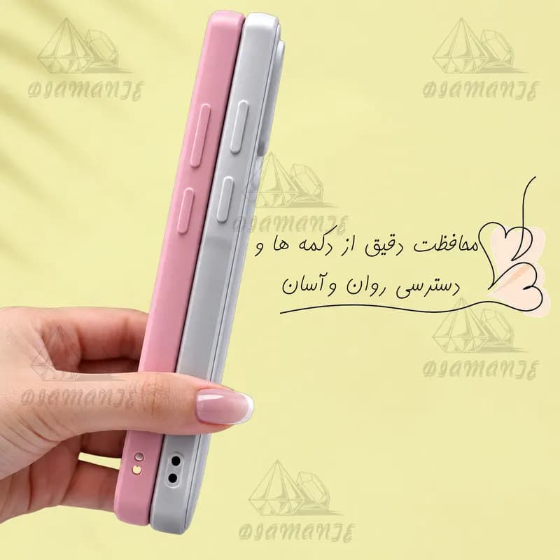 کاور دیامانته مدل Rimo Gn مناسب برای گوشی موبایل اپل iPhone 15 — تصویر ۴