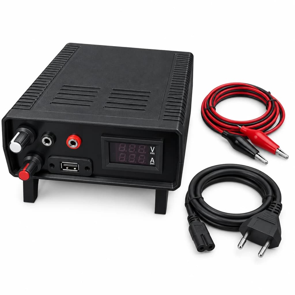 منبع تغذیه رومیزی ۳۵ ولت ۵ آمپر USB دار — تصویر ۲
