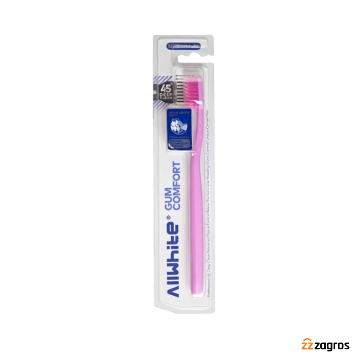 مسواک با برس متوسط آل وایت Allwhite مدل Gum Comfort