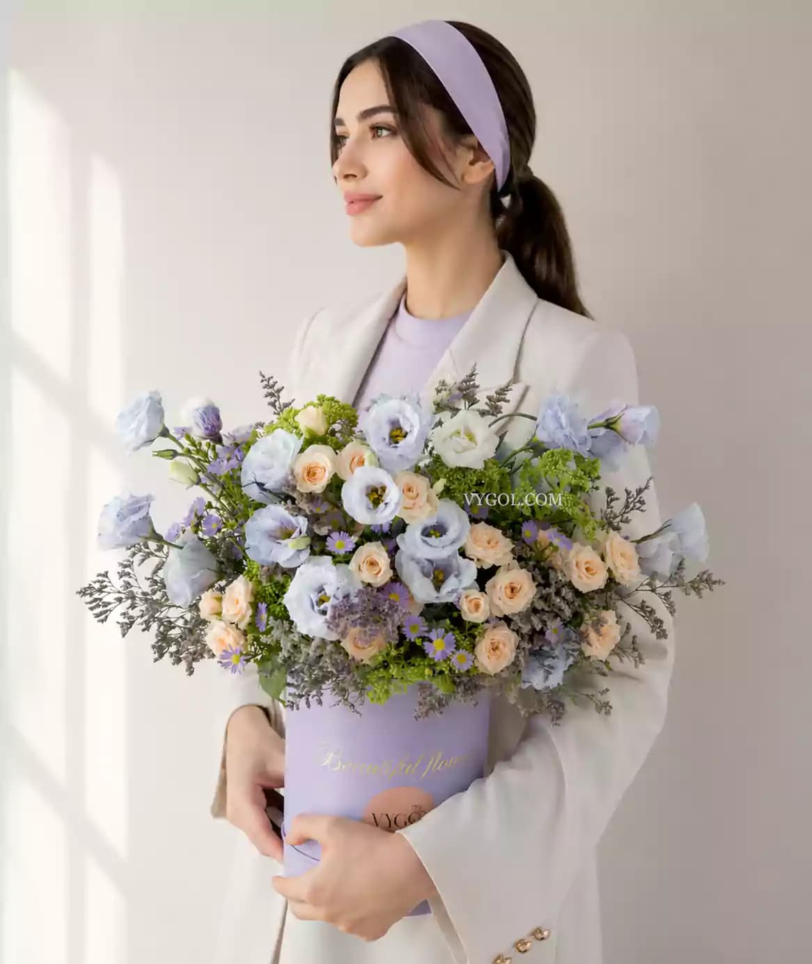 باکس گل یاسی Celine | ویگُل