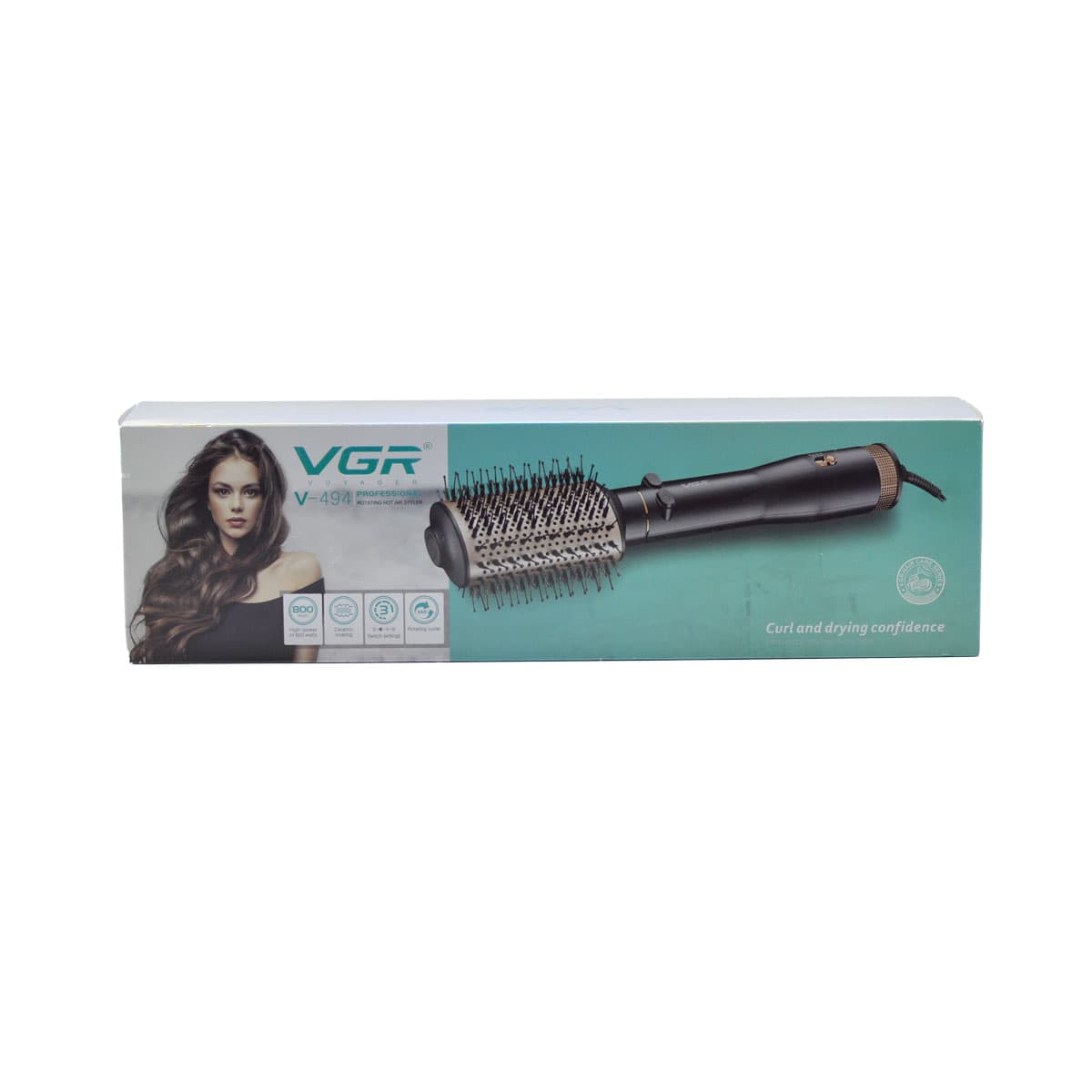 برس و سشوار چرخشی وی جی آر VGR مدل V-494