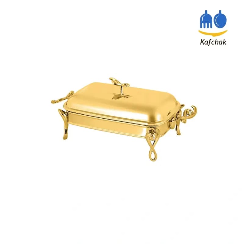 سوفله خوری پرتی سایز کوچک – مدل ملودی – طلایی