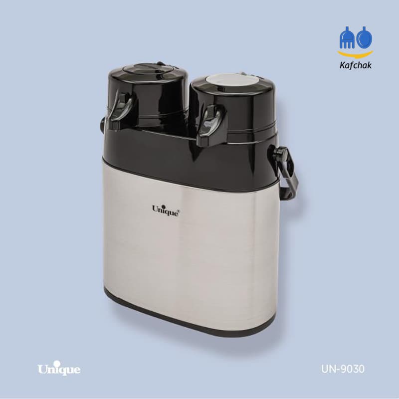 فلاسک یونیک دوقلو 3.1 لیتری – مدل 9030 – استیل براق