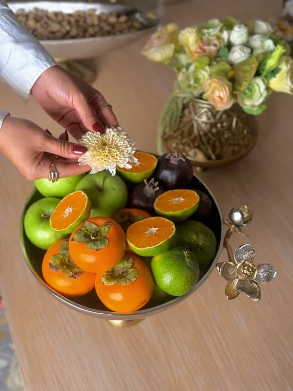 سرویس پذیرایی 8 پارچه طرح نیلوفر — تصویر ۳