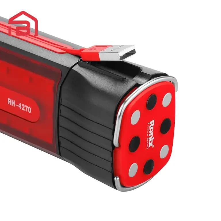 چراغ قوه لیتیومی NIGHT GUARD رونیکس مدل RH-4270 — تصویر ۶