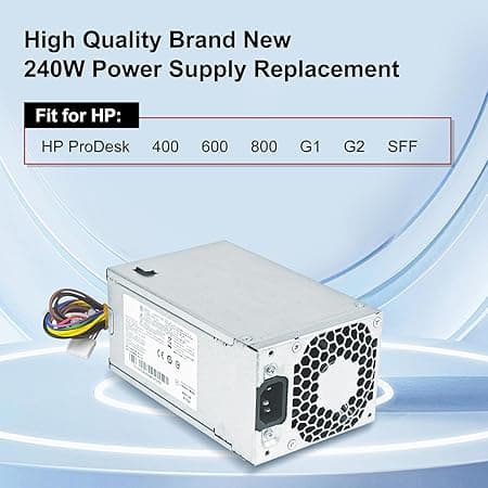 پاور مینی کیس HP 240W مدل PS-4241-1HA مناسب ProDesk 400 / 600 / 800 G1 و G2 SFF — تصویر ۲