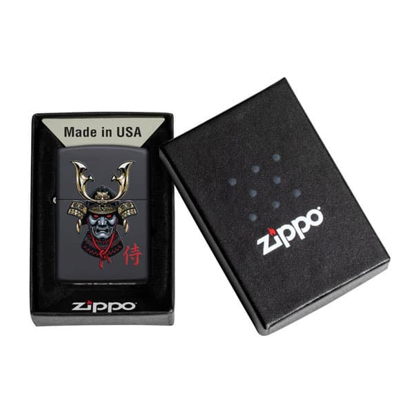 فندک زیپو اصل Zippo Samurai Helmet Design 49259 — تصویر ۲