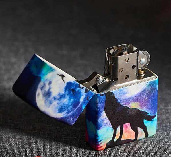 فندک زیپو اصل 49683 Zippo Wolf Design — تصویر ۵