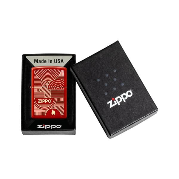 فندک زیپو اصل 48705 | Zippo Art Deco Logo — تصویر ۳