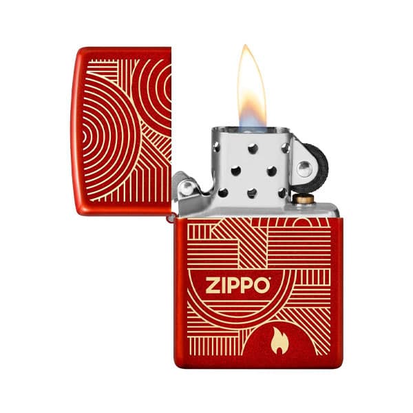 فندک زیپو اصل 48705 | Zippo Art Deco Logo — تصویر ۴