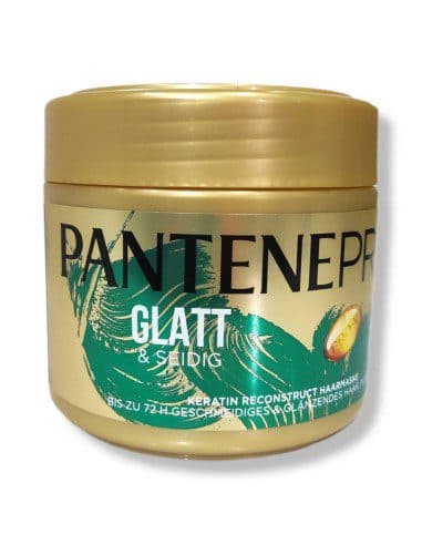 ماسک مو کراتین نرم کننده و ابریشمی کننده پنتن Pantene Pro-V Glatt and Seidig Keratin Reconstruct Hair Mask