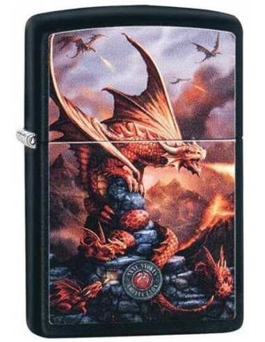 فندک زیپو طرح اژدها Zippo 49097 (ANNE STOKES COLLECTION)