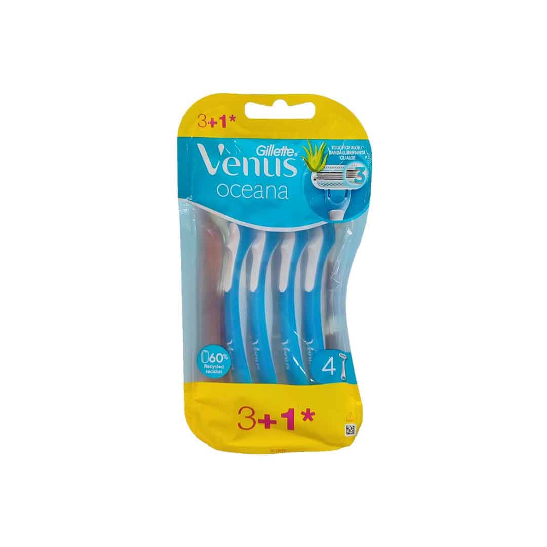 خود تراش ژیلت مدل Gillette Venus Oceana بسته 4 عددی