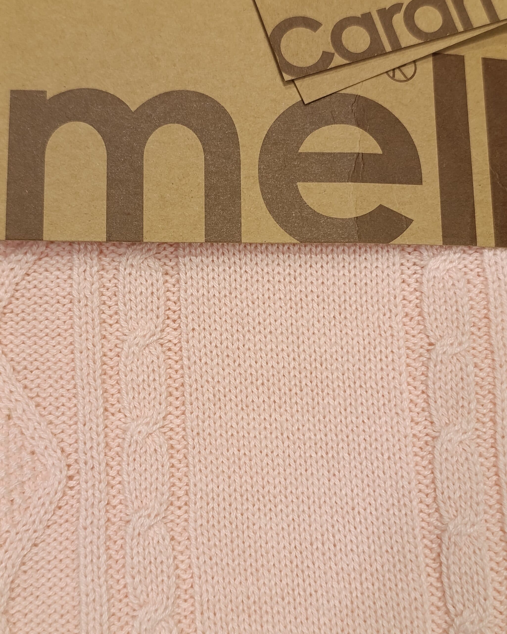پتوی بافتنی نوزاد کارامل اصل ترکیه caramell — تصویر ۲