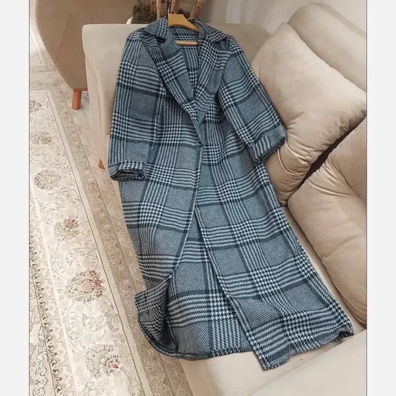مانتو پاییزه مدل دلبران جنس پیردوبل اعلا فری سایز 36 تا 44 قد 128