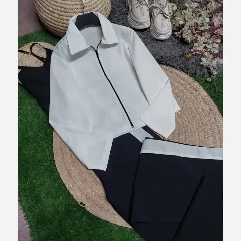 اورال و کت پاییزه سحره جنس مازراتی و لنین سایز 38 تا 46 — تصویر ۵