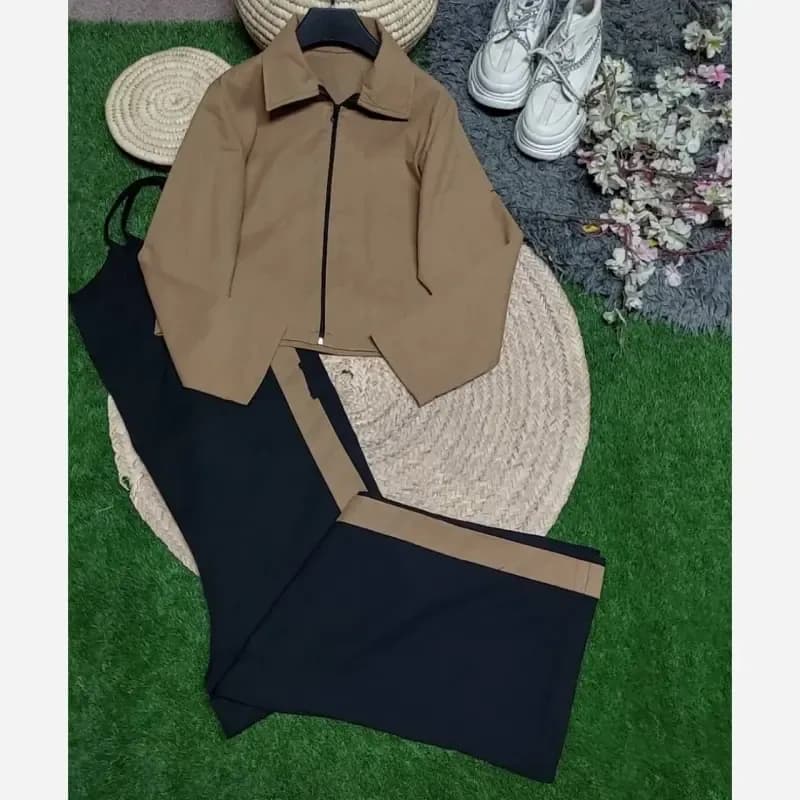 اورال و کت پاییزه سحره جنس مازراتی و لنین سایز 38 تا 46 — تصویر ۴