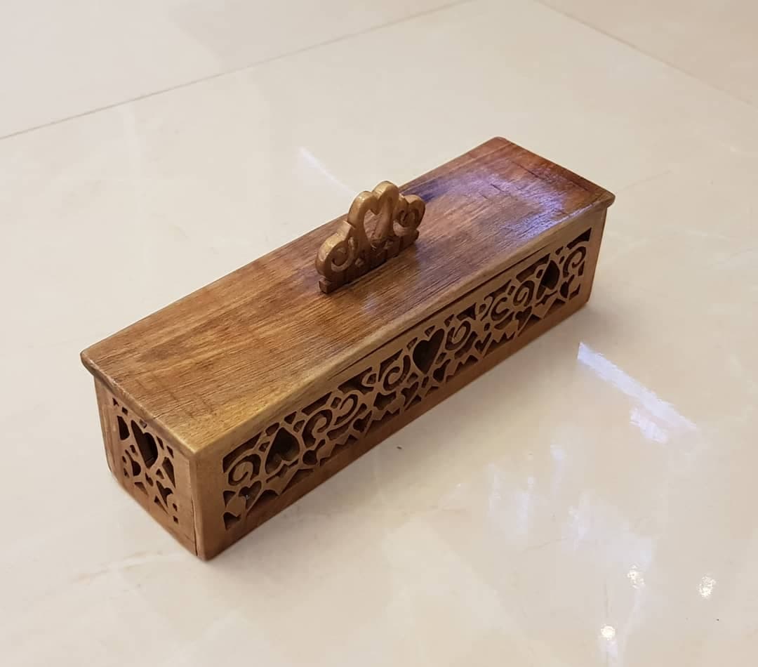 جاقلمی مشبک چوبی کد 101560