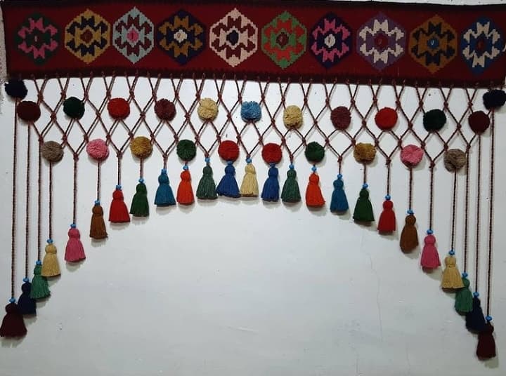 سردری گلیمی پشمی کد 101567