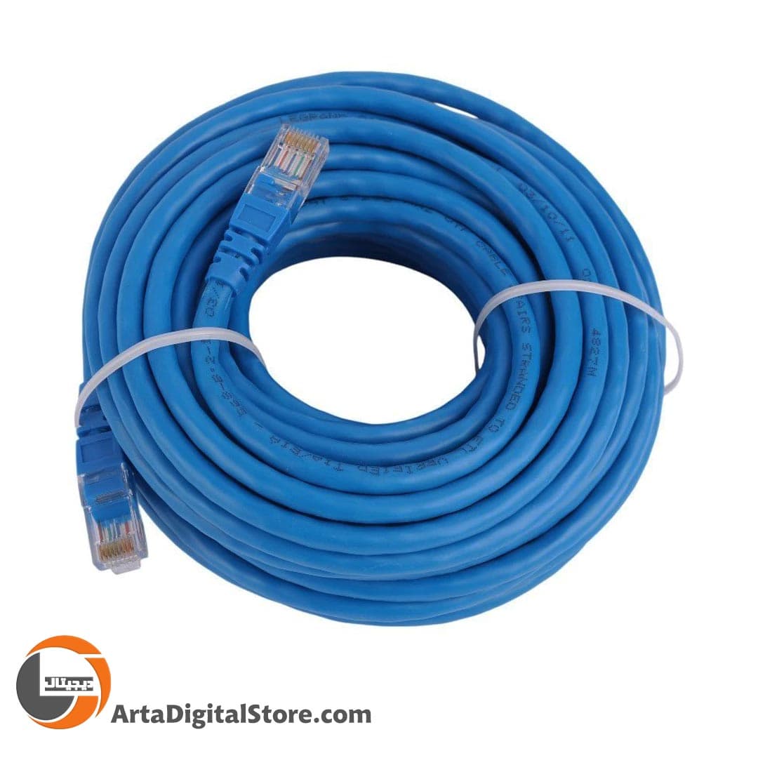 کابل شبکه Legrand Cat6 LAN Cable Blue طول 15M — تصویر ۴