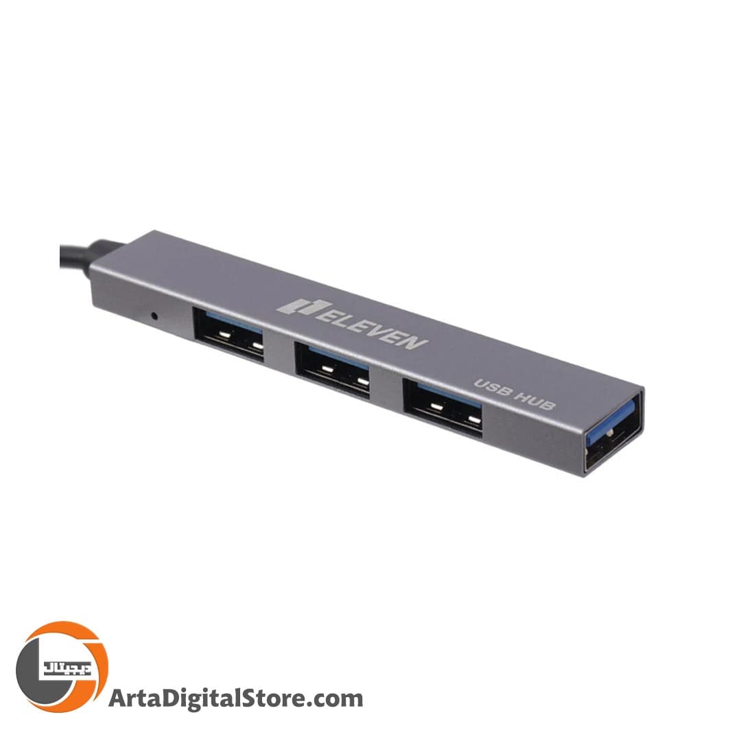 هاب یو اس بی 4 پورت ELEVEN H202 USB2.0 4Port Hub — تصویر ۳