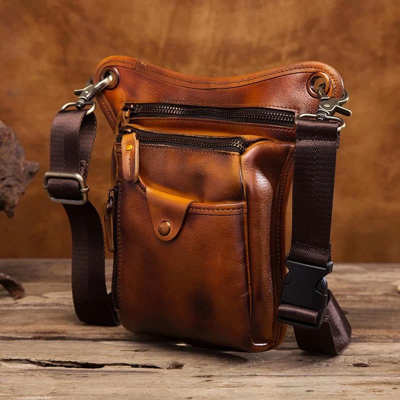 کیف دوشی چرم طبیعی مدل Shoulder Bag 23 | سیلوا چرم — تصویر ۵