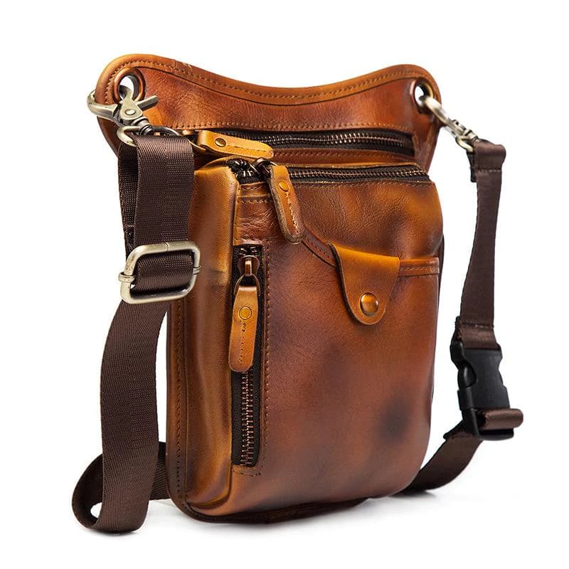 کیف دوشی چرم طبیعی مدل Shoulder Bag 23 | سیلوا چرم — تصویر ۴