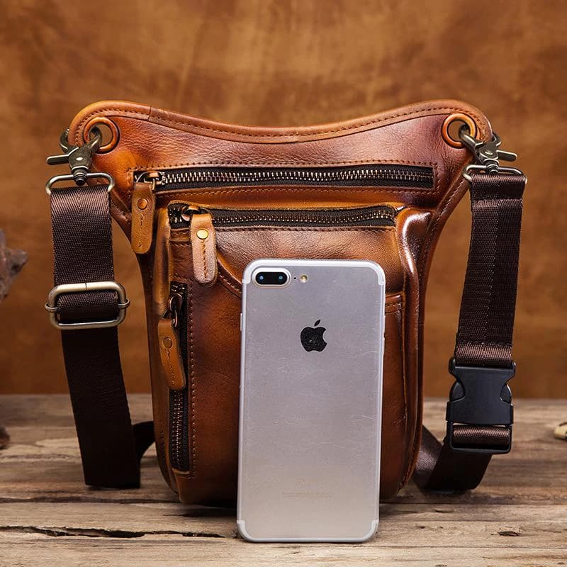 کیف دوشی چرم طبیعی مدل Shoulder Bag 23 | سیلوا چرم — تصویر ۷