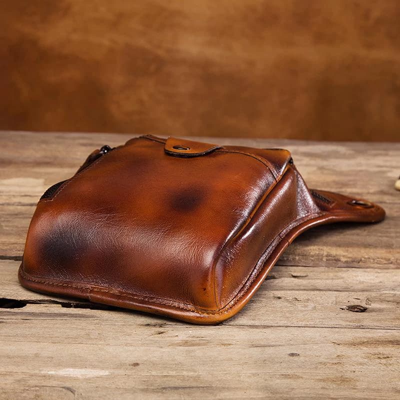 کیف دوشی چرم طبیعی مدل Shoulder Bag 23 | سیلوا چرم — تصویر ۸