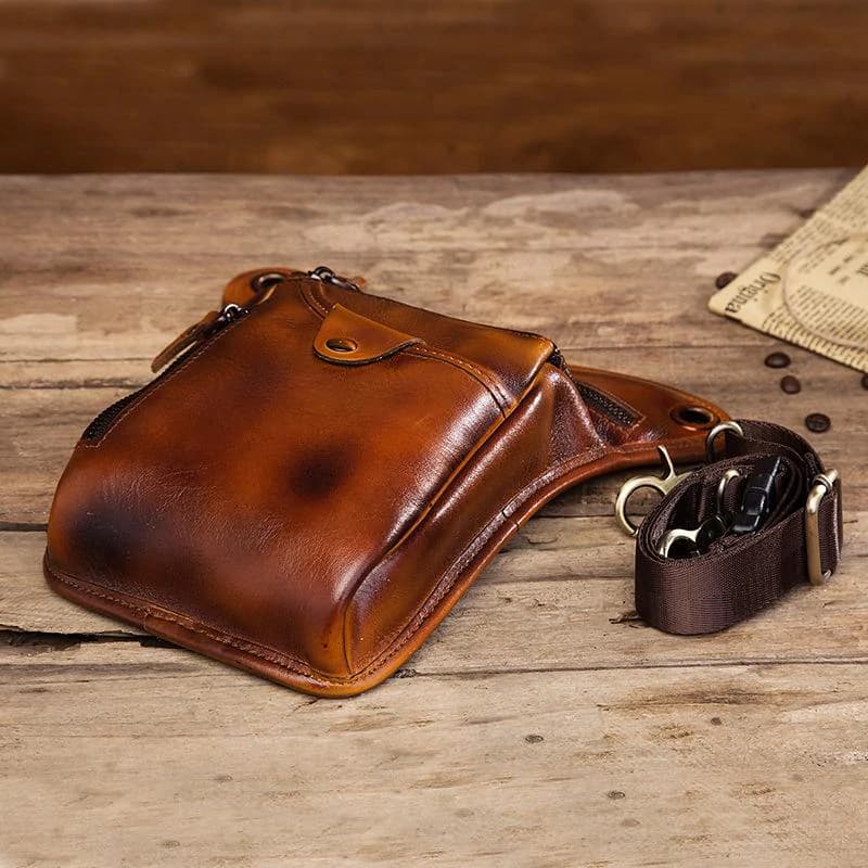 کیف دوشی چرم طبیعی مدل Shoulder Bag 23 | سیلوا چرم — تصویر ۳