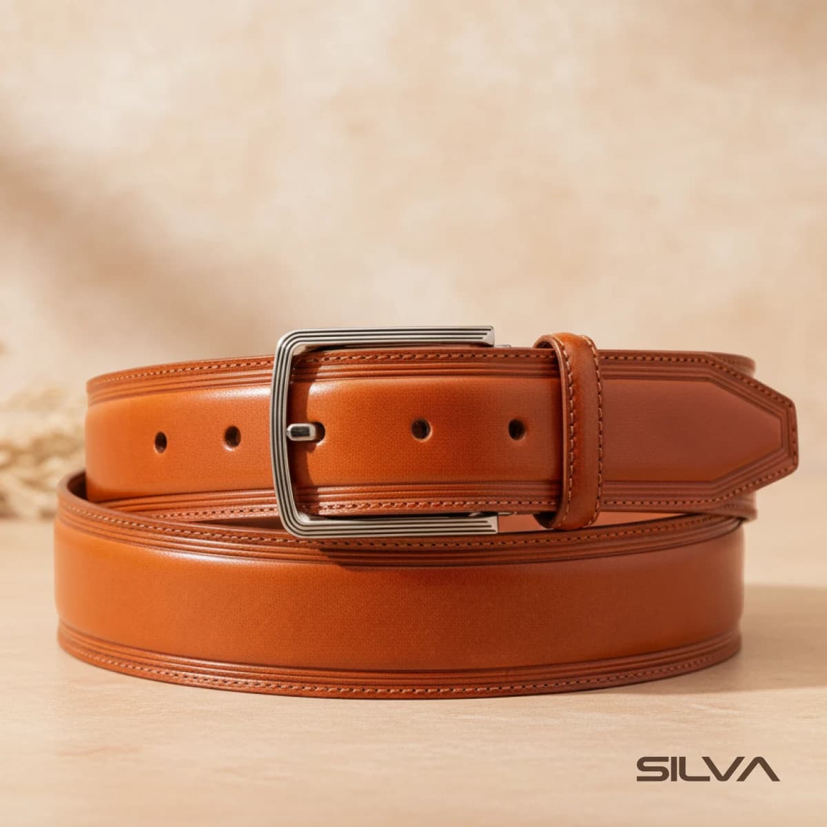 کمربند مردانه چرم طبیعی مدل Belt 27 | سیلوا چرم