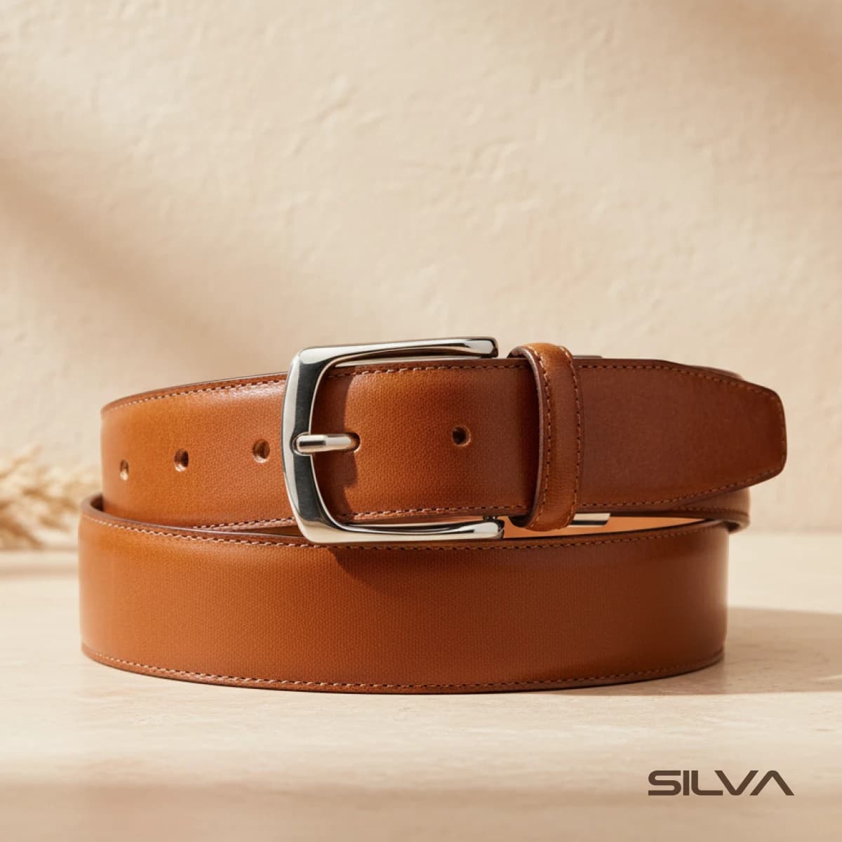 کمربند مردانه چرم طبیعی مدل Belt 26 | سیلوا چرم