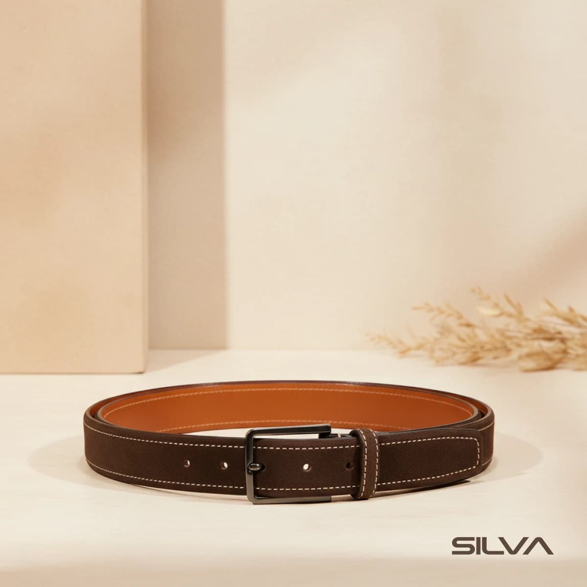 کمربند مردانه چرم طبیعی مدل Belt 07 | سیلوا چرم