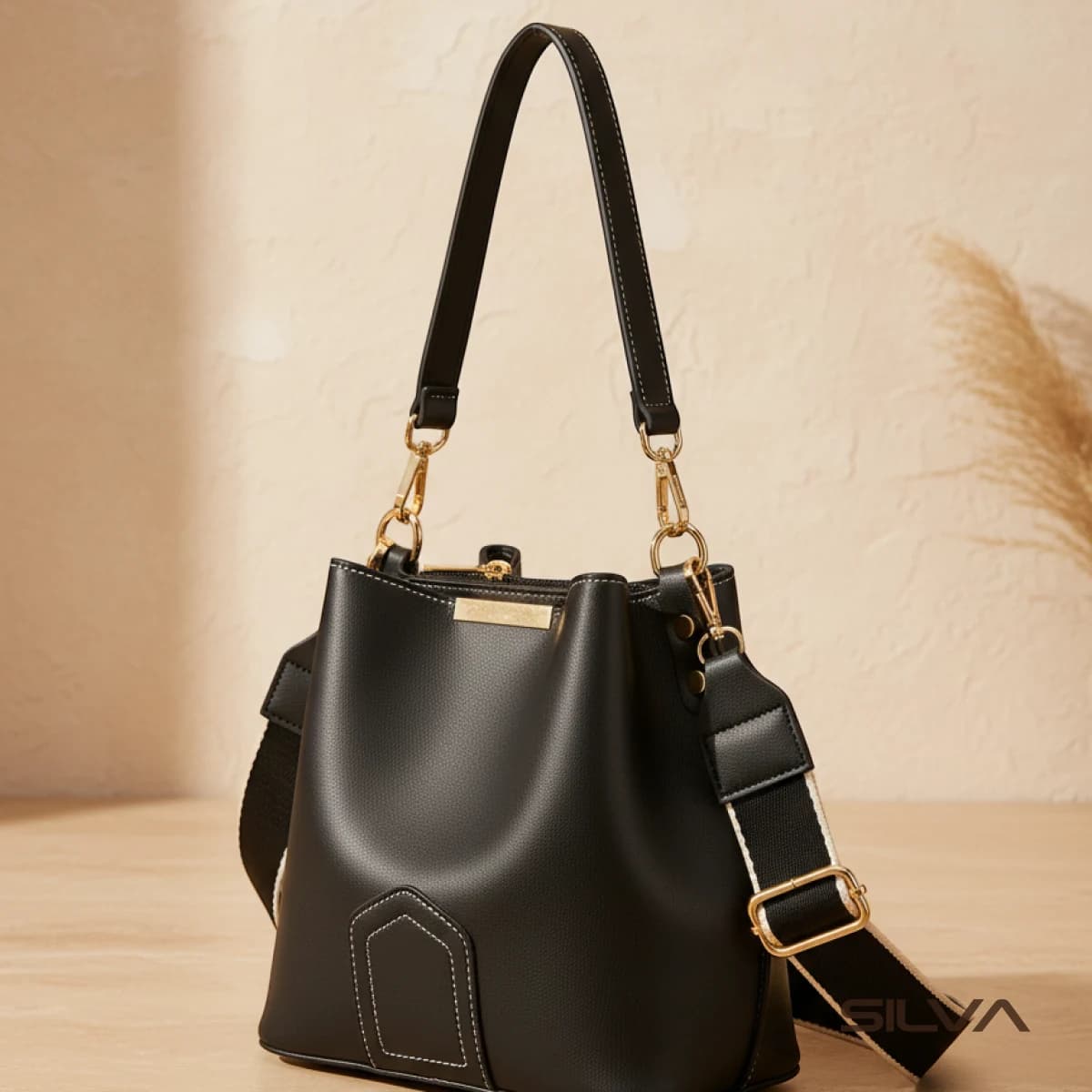 کیف دستی زنانه چرم طبیعی مدل Hand Bag 27 | سیلوا چرم