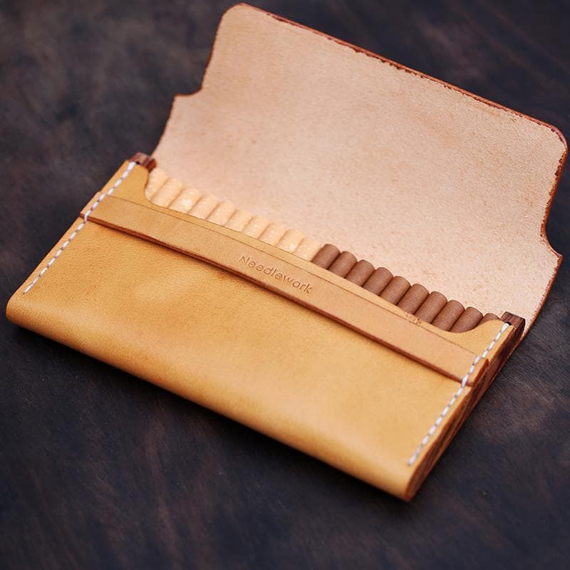 کیف سیگار چرم طبیعی مدل Cigarette Bag 24 | سیلوا چرم