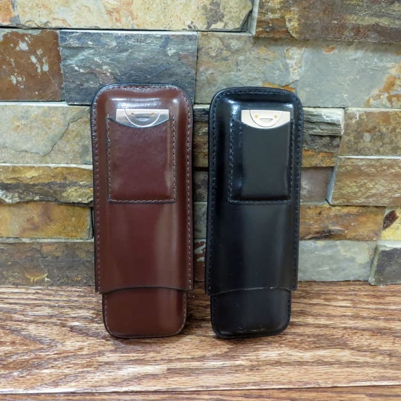 کیف سیگار چرم طبیعی مدل Cigarette Bag 22 | سیلوا چرم — تصویر ۳